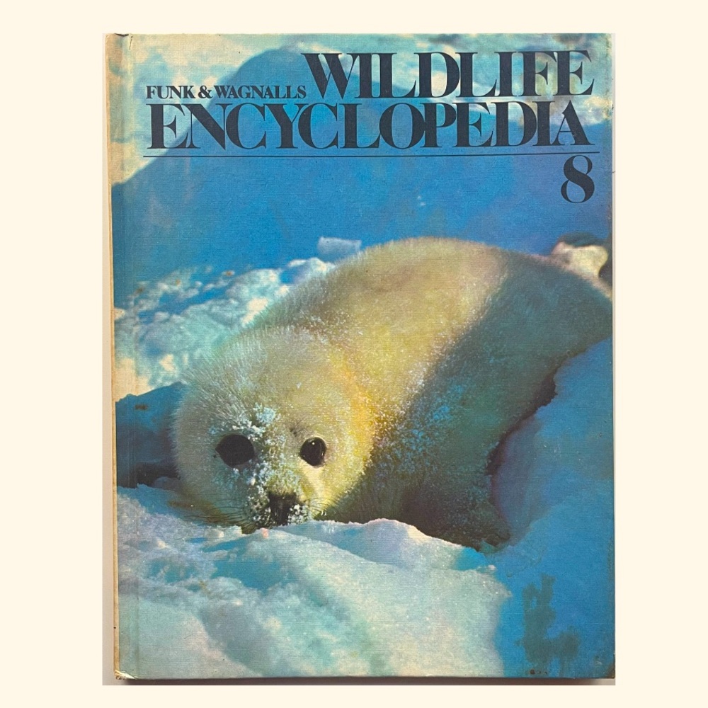 Funk & Wagnalls Wildlife Encyclopedia #8  Hardcover Vintage 1974